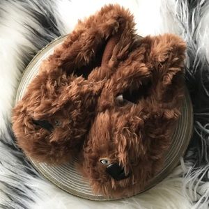 Disney Star Wars Chewbacca Furry Kids Slippers